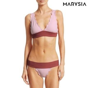 Marysia Swim Wide Santa Clara Bikini Top